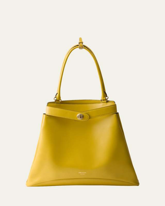 Etude Buckle Leather Shoulder Bag